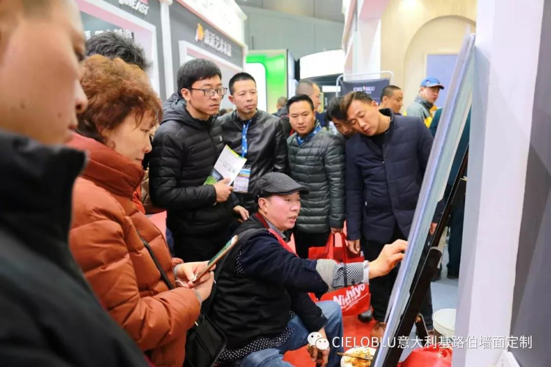 上海建博會首日,意大利基路伯（cieloblu）閃耀上海虹橋國家會展中心！(圖4)